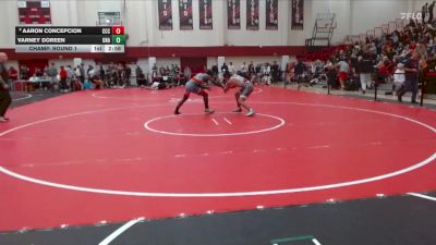 165 lbs Champ. Round 1 - Varney Doreen, Unattached vs Aaron Concepcion, Clackamas Community College