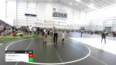 62 lbs Consolation - Kayden Arevalos, SoCal Grappling Club vs Gracyn Cluck, Tucson Pride WC
