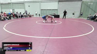 120 lbs 4th Wrestleback (16 Team) - Jeremiah Gonzalez, Idaho vs Cadell Lee, Virginia Blue