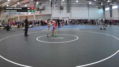106 lbs Cons. Round 4 - Anthony Martinez, Mesquite Wrestling Club vs Rigg Bazzell, Bar None Wrestling