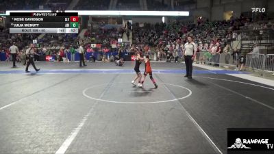 40 lbs Cons. Semi - Rose Davidson, Slyfox vs Julia McNutt, Abilene