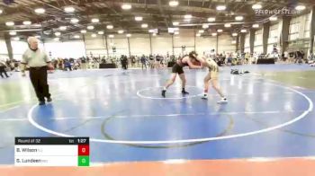 152 lbs Round Of 32 - Griffin Lundeen, MN vs Brian Wilson, NJ