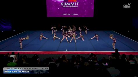 React Elite - Platinum [2026 L1 Junior - Flex - D2 - Small Semis] 2026 The D2 Summit