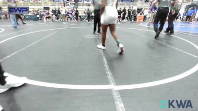 105-115 lbs Rr Rnd 3 - Adalie Evans, Enid Youth Wrestling Club vs Amaia Jefferson, D3 Wrestling Cluib