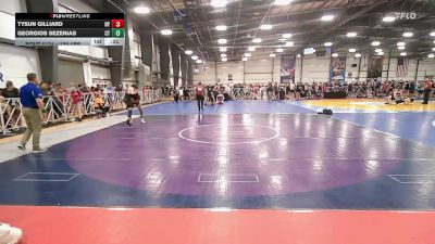 120 lbs Consi Of 16 #1 - Tysun Gilliard, NY vs Georgios Sezenias, CT