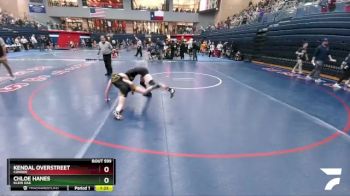 100 lbs Quarterfinal - Chloe Hanes, Klein Oak vs Kendal Overstreet, Conroe