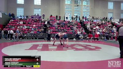 165 lbs Cons. Semi - Aidan Dooley, Lakeway Christian Academy vs Taylor Wimsatt, Brentwood Academy