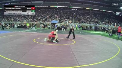 D1-120 lbs Champ. Round 1 - Valentino Adamo, Romeo HS vs Christian Hollow, Livonia Churchill