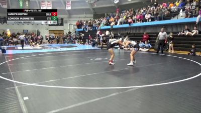 120 lbs Cons. Round 2 - London Jaennette, South Tama vs Jadlyn Huynh, Solon