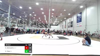 110 lbs Rr Rnd 1 - Cole Schwartz, Grit Mat Club vs Evan Cies, Kraken Blue