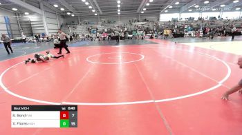 80 lbs Rr Rnd 1 - Sawyer Bond, Felix Wrestling Academy vs Xavier Flores, High Rollers