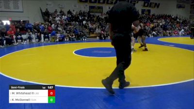 218 lbs Semifinal - Melvin Whitehead Lll, Liberty (NV) vs Khale McDonnell, Fountain Valley