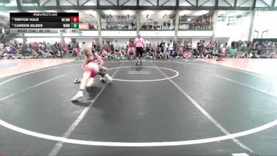 92-100 lbs Cons. Round 2 - Trevor Hale, West Frankfort Jr. Redbirds WC vs Carson Eilbes, Askren Wrestling Academy