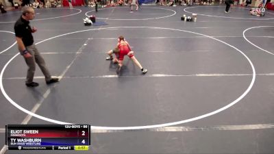 86 lbs Cons. Round 3 - Eliot Sween, Minnesota vs Ty Washburn, Rum River Wrestling