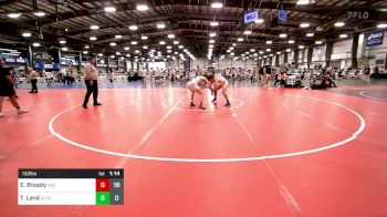 132 lbs Rr Rnd 3 - Elijah Broady, Indiana Outlaws White vs Tanner Land, Attrition Wrestling White