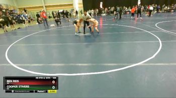 106 lbs Champ. Round 2 - Cooper Stivers, KS vs Ben Reis, WI