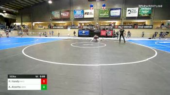 100 lbs Consolation - Heaven Handy, NM Gold vs Ariana Alcorta, Nebraska Wrestling Academy