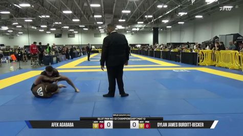Dylan James Burditt-Becker vs Afek Agababa 2026 Pan IBJJF Jiu-Jitsu No-Gi Championship