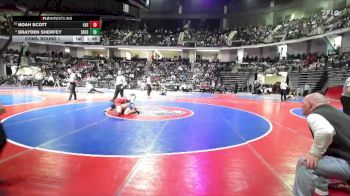 120-6A Cons. Round 1 - Noah Scott, Lowndes HS vs Brayden Sherfey, South Forsyth H.S.
