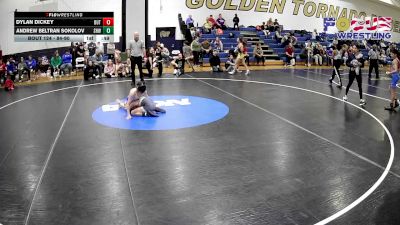 84-90 lbs Round 3 - Dylan Dickey, Butler vs Andrew Beltran Sokolov, SHWA