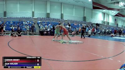 138 lbs Cons. Round 6 - Carson Bissey, IL vs Olin Walker, IL