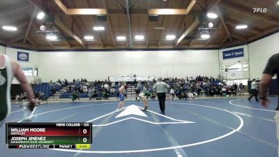 125 lbs Cons. Semi - Joseph Jimenez, Sacramento State University vs William Moore, Westcliff