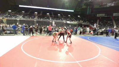 122 lbs Quarterfinal - Dc Flaten, Glasgow WC vs Parker Beitzinger, Eastside United WC