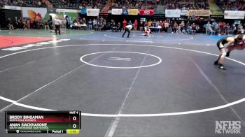 119 lbs Champ. Round 1 - Brody Bingaman, North Pole Patriots vs Anan Siackhasone, South Anchorage High School