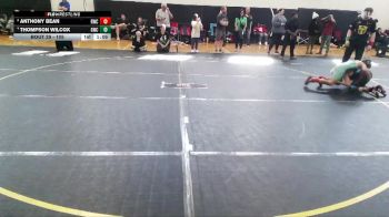 105 lbs Round 2 - Anthony Bean, Reverence Wrestling Club vs Thompson Wilcox, Grizzlies Wrestling Club