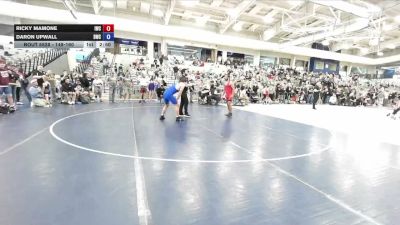148-160 lbs Cons. Semi - Ricky Mamone, Inferno Wrestling Club vs Daron Upwall, Defiant Wrestling Club