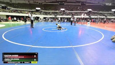 Rookie 6-8 95 Semifinal - Easton Harris, Mathews Youth Wrestling Club vs Owen Solomon, Chesapeake