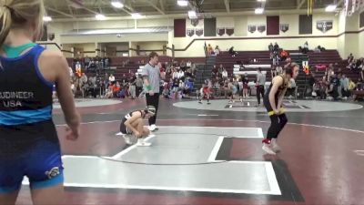 S-3 lbs 3rd Place Match - Savannah Watts, LMWC vs Aria Sebastian, Northeast Iowa Wrestling