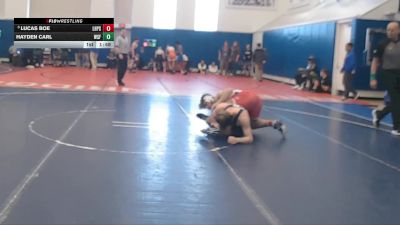 165 lbs Champ. Round 1 - Lucas Boe, Lake Highland Preparatory School vs Hayden Carl, West Springfield