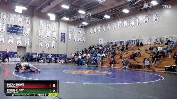 120 lbs Cons. Round 5 - Micah Howe, Clarksville vs Charlie Say, Brentwood