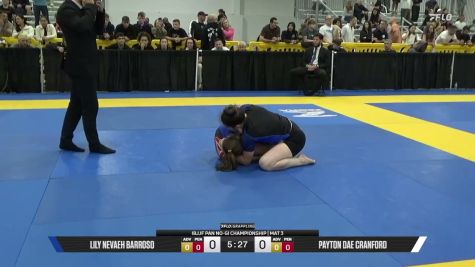 Payton Dae Cranford vs Lily Nevaeh Barroso 2026 Pan IBJJF Jiu-Jitsu No-Gi Championship