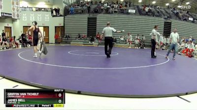 157 lbs 2nd Wrestleback (8 Team) - James Bell, Portage vs Griffin Van Tichelt, Crown Point