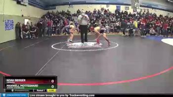 106 lbs Quarterfinal - Noah Berger, Granger vs Maxwell Motteshard, Jenkins (Chewelah)