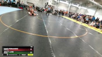 165 lbs Cons. Semi - Brett Lamb, Poudre vs Santi Fernandez, Windsor