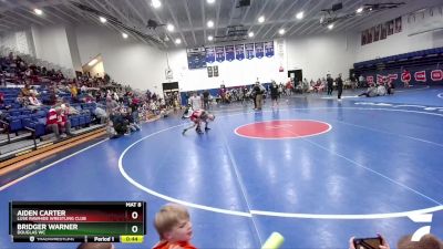 78 lbs 5th Place Match - Aiden Carter, Lusk Rawhide Wrestling Club vs Bridger Warner, Douglas WC