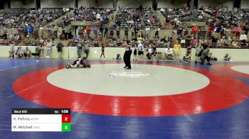 70 lbs Round Of 16 - Hudson Pefinis, Morris Fitness Wrestling Club vs Micah Mitchell, Cavalier Wrestling Club