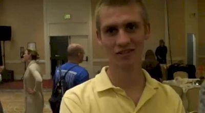Blake Udland (New Jersey) before the 2011 Foot Locker CC Championships