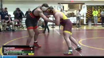 285 lbs Cons. Round 1 - Caleb Baker, Arizona Christian University (Ariz.) vs Rylan Moldenhauer, Montana State University-Northern (Mont.)