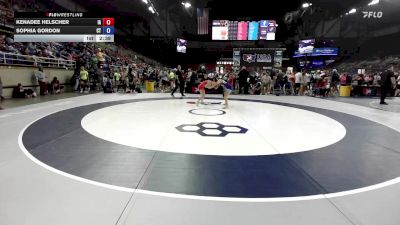 100 lbs Cons. Rd Of 32 - Kenadee Helscher, IA vs Sophia Gordon, CT