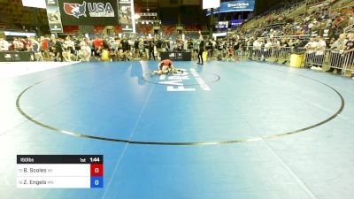 150 lbs Cons 16 #2 - Bryston Scoles, WI vs Zane Engels, MN