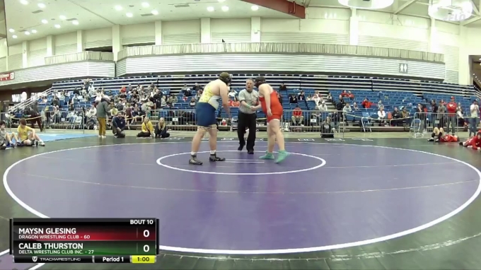 Glebsing 275 lbs Round 4 (6 Team) - Maysn Glesing, Dragon Wrestling Club vs ...