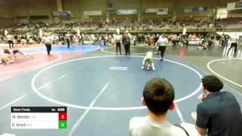 50 lbs Semifinal - Mia Benitez, Juic3 Academy vs Elsa Grant, Athlos Wrestling