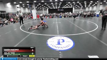 100 lbs Quarterfinal - Davien Martinez, Pomona Elite (PWCC) vs Keilan Yang, CrassTrained: Weigh In Club