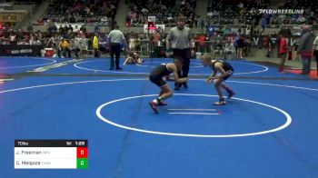 70 lbs Prelims - Javon Freeman, Bristow Elementary Wrestling vs Carlos Melgoza, Team Selma