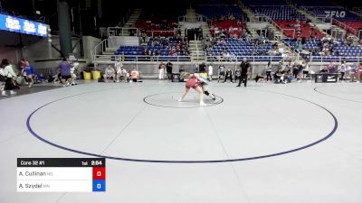 130 lbs Cons 32 #1 - Aleiya Cullinan, ND vs Alivia Szydel, MN