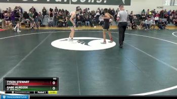 132 lbs Round 3 - Gabe Murdzek, St. John Paul II vs Tyson Stewart, Scottsboro